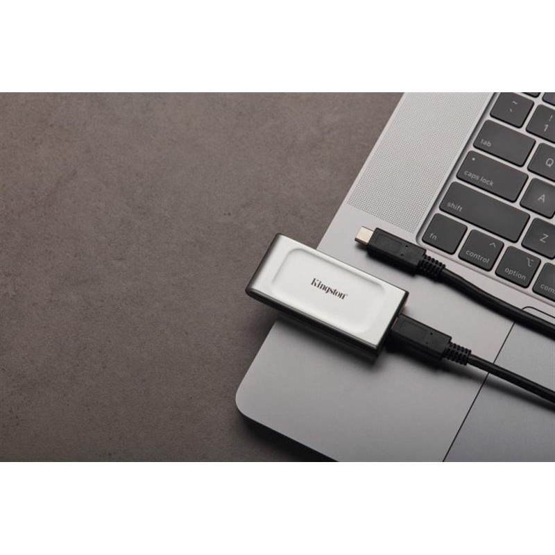 Накопичувач зовнішній SSD Portable USB  500GB Kingston XS2000 Silver (SXS2000/500G)