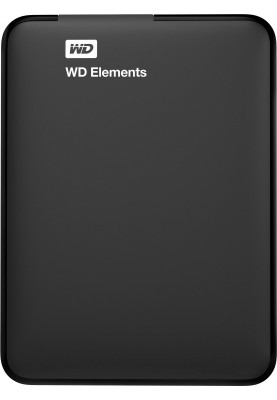 Зовнішній жорсткий диск 2.5" USB 1.0TB WD Elements Black (WDBUZG0010BBK-WESN)