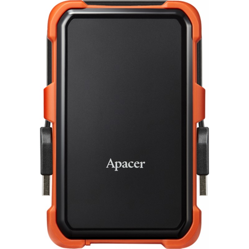 Зовнішній жорсткий диск 2.5" USB 2.0TB Apacer AC630 Black/Orange (AP2TBAC630T-1)