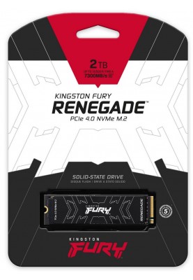 Накопичувач SSD 2TB Kingston Fury Renegade M.2 2280 PCIe 4.0 x4 NVMe 3D TLC (SFYRD/2000G)