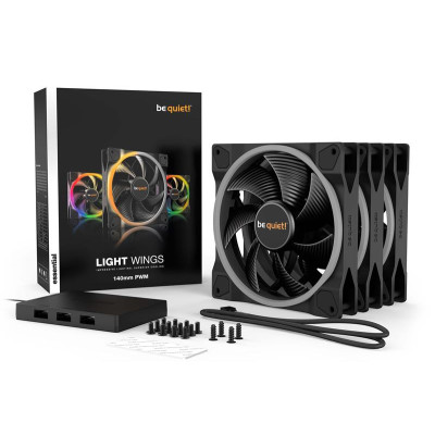 Вентилятор be quiet! Light Wings 140mm PWM Triple Pack (BL078) Вентилятор be quiet! Light Wings 140mm PWM Triple Pack (BL078)