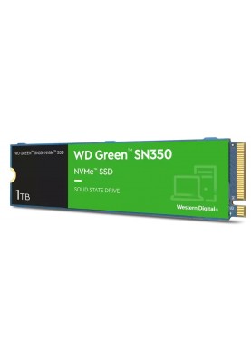 Накопичувач SSD 1TB WD Green SN350 M.2 2280 PCIe 3.0 x4 3D QLC (WDS100T3G0C)