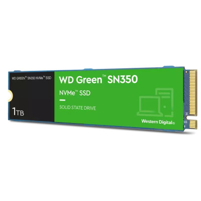 Накопичувач SSD 1TB WD Green SN350 M.2 2280 PCIe 3.0 x4 3D QLC (WDS100T3G0C)