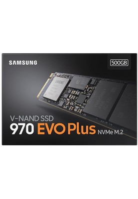 Накопичувач SSD  500GB Samsung 970 EVO Plus M.2 PCIe 3.0 x4 V-NAND MLC (MZ-V7S500BW)