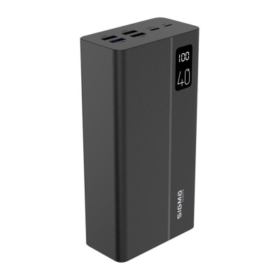 Універсальна мобільна батарея Sigma X-power SI40A3QL 40000mAh Black (4827798424117)