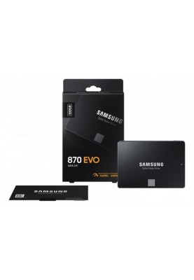 Накопичувач SSD  250GB Samsung 870 EVO 2.5" SATAIII MLC (MZ-77E250B/EU)