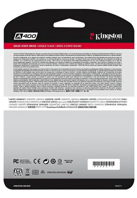 Накопичувач SSD  480GB Kingston SSDNow A400 2.5" SATAIII (SA400S37/480G)