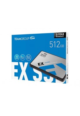 Накопичувач SSD  512GB Team EX2 2.5" SATAIII 3D TLC (T253E2512G0C101)