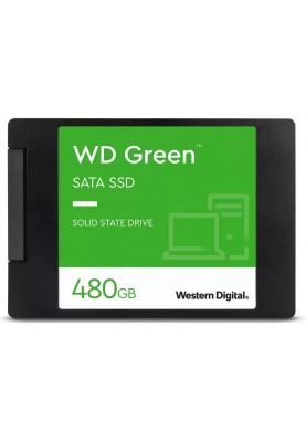 Накопичувач SSD  480GB WD Green 2.5" SATAIII TLC (WDS480G3G0A)