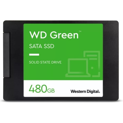 Накопичувач SSD  480GB WD Green 2.5" SATAIII TLC (WDS480G3G0A)