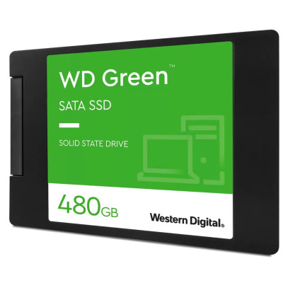 Накопичувач SSD  480GB WD Green 2.5" SATAIII TLC (WDS480G3G0A)