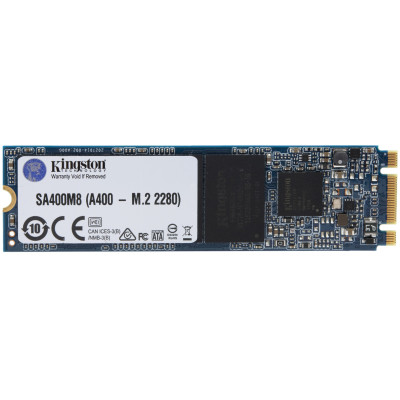 Накопичувач SSD  120GB M.2 SATA Kingston A400 M.2 2280 SATAIII TLC (SA400M8/120G)