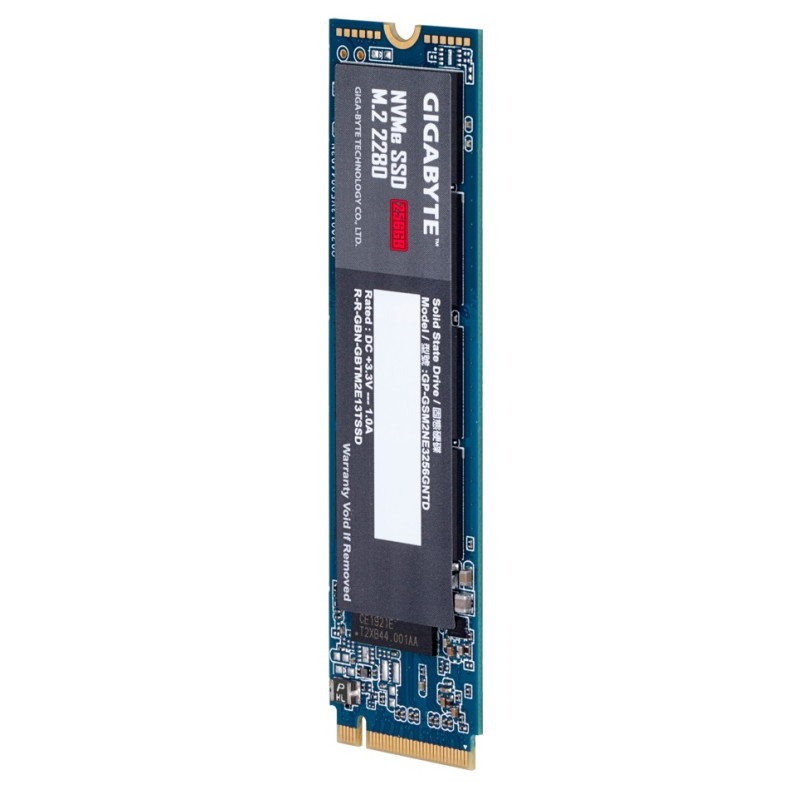 Накопичувач SSD  256GB Gigabyte M.2 PCIe NVMe 3.0 x4 NAND TLC (GP-GSM2NE3256GNTD)