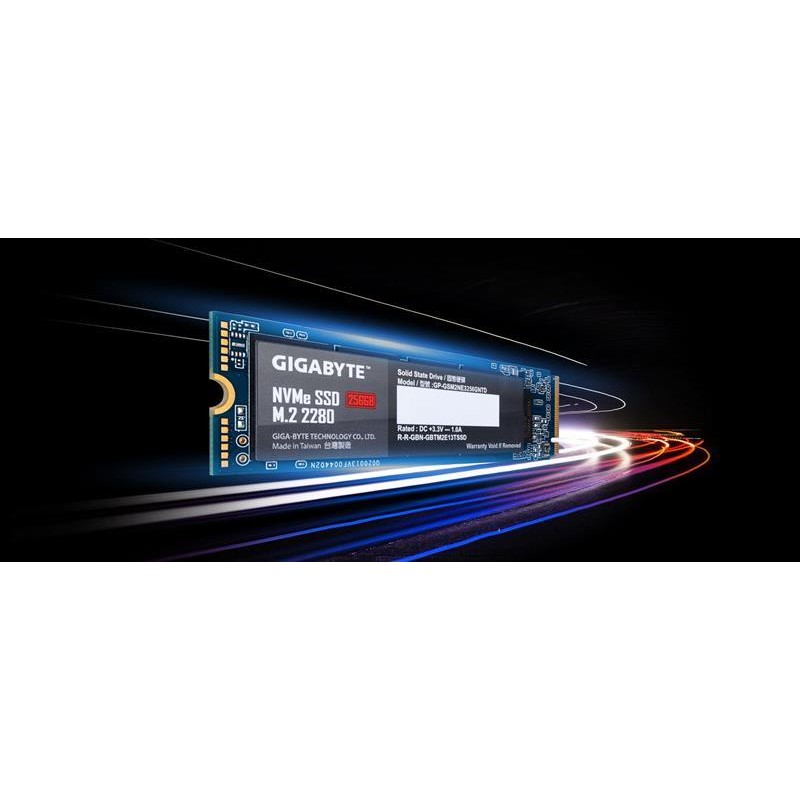 Накопичувач SSD  256GB Gigabyte M.2 PCIe NVMe 3.0 x4 NAND TLC (GP-GSM2NE3256GNTD)