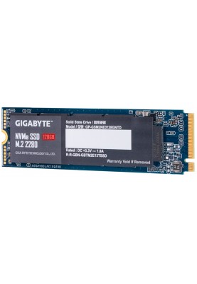 Накопичувач SSD  128GB Gigabyte M.2 PCIe NVMe 3.0 x4 NAND TLC (GP-GSM2NE3128GNTD)