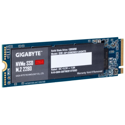 Накопичувач SSD  128GB Gigabyte M.2 PCIe NVMe 3.0 x4 NAND TLC (GP-GSM2NE3128GNTD)