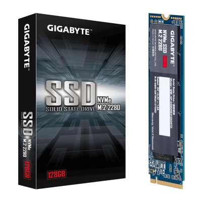 Накопичувач SSD  128GB Gigabyte M.2 PCIe NVMe 3.0 x4 NAND TLC (GP-GSM2NE3128GNTD)