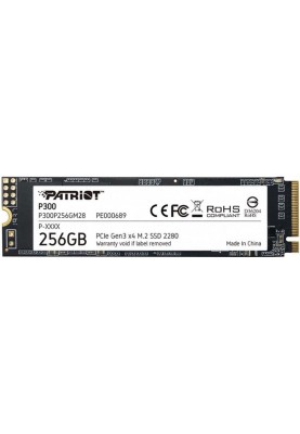 Накопичувач SSD  256GB Patriot P300 M.2 2280 PCIe 3.0 x4 NVMe TLC (P300P256GM28)