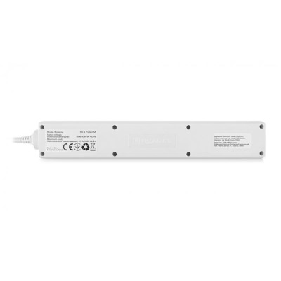 Фільтр живлення REAL-EL RS-6 Protect M 1.8м White (EL122300031) Фільтр живлення REAL-EL RS-6 Protect M 1.8м White (EL122300031)