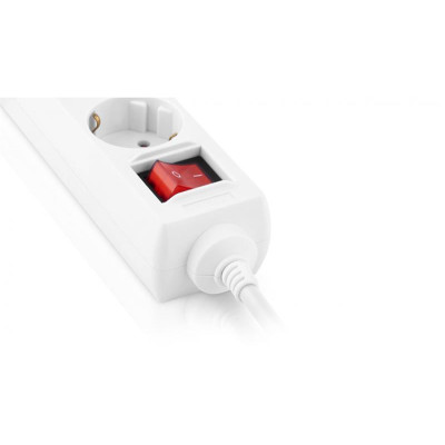 Фільтр живлення REAL-EL RS-6 Protect M 1.8м White (EL122300031) Фільтр живлення REAL-EL RS-6 Protect M 1.8м White (EL122300031)