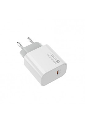 Мережевий зарядний пристрій ColorWay Power Delivery Port PPS USB Type-C (30W) White (CW-CHS038PD-WT)