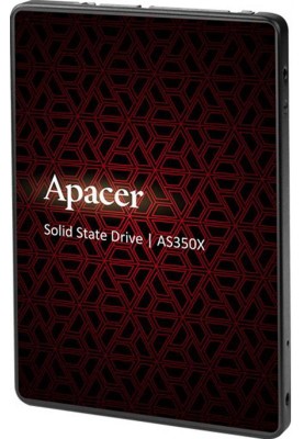 Накопичувач SSD  256GB Apacer AS350X 2.5" SATAIII 3D TLC (AP256GAS350XR-1)