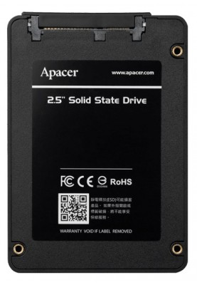 Накопичувач SSD  960GB Apacer AS340 Panther 2.5" SATAIII 3D TLC (AP960GAS340G-1)