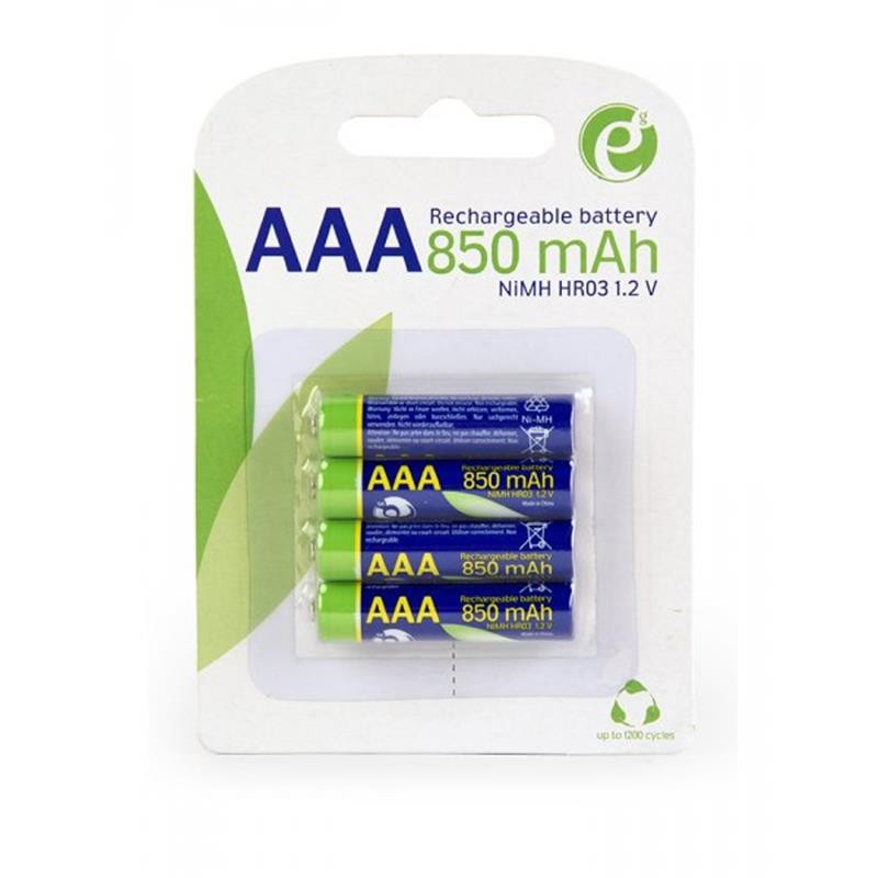 Акумулятор EnerGenie AAA/HR03 Ni-MH 850 mAh BL 4шт