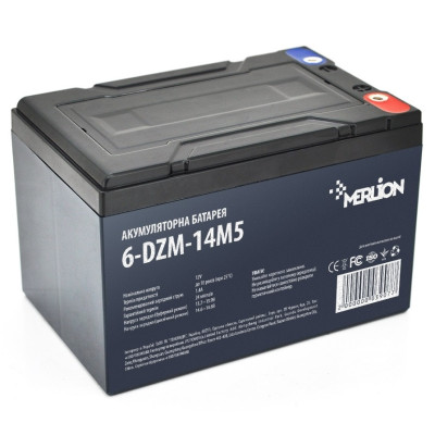 Акумуляторна батарея Merlion 12V 14AH (6-DZM-14/03907) AGM
