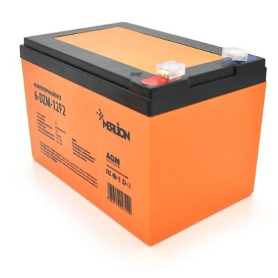 Акумуляторна батарея Merlion 12V 12AH (6-DZM-12F2/04392) AGM