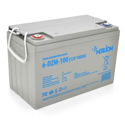 Акумуляторна батарея Merlion 12V 100AH (6-DZM-100/18093) AGM
