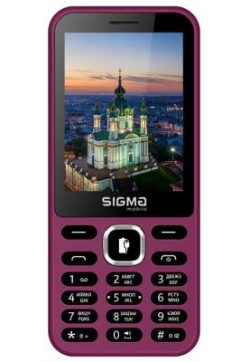 Мобiльний телефон Sigma mobile X-style 31 Power Type-C Dual Sim Purple