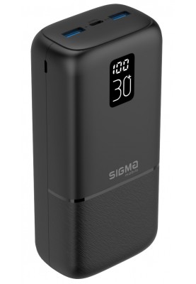 Універсальна мобільна батарея Sigma mobile X-Power SI30A3QL 30000mAh Black (4827798423912)