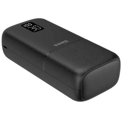 Універсальна мобільна батарея Sigma mobile X-Power SI30A3QL 30000mAh Black (4827798423912)