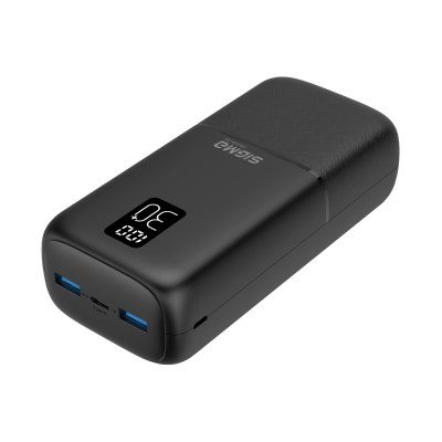 Універсальна мобільна батарея Sigma mobile X-Power SI30A3QL 30000mAh Black (4827798423912)