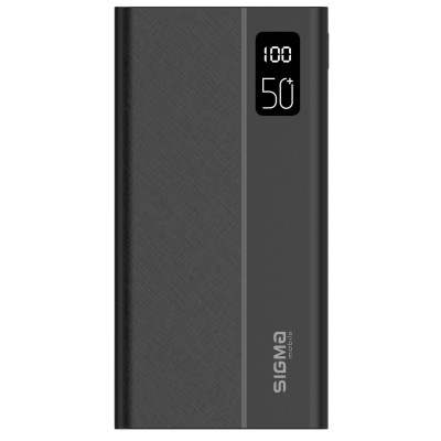 Універсальна мобільна батарея Sigma mobile X-Power SI50A3QL 50000mAh Black (4827798424018)