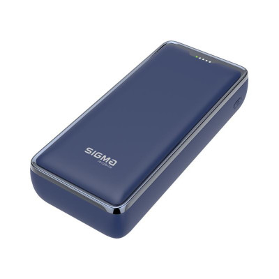 Універсальна мобільна батарея Sigma X-power SI30A4QX 30000mAh Blue (4827798424414)