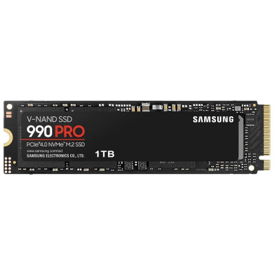 Накопичувач SSD  1ТB Samsung 990 PRO M.2 2280 PCIe 4.0 x4 NVMe V-NAND MLC (MZ-V9P1T0BW)