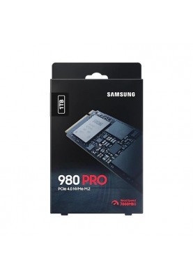 Накопичувач SSD  1ТB Samsung 980 PRO M.2 2280 PCIe 4.0 x4 NVMe V-NAND MLC (MZ-V8P1T0BW)