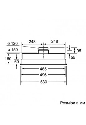 Витяжка Bosch DHL555BL