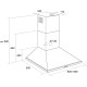 Витяжка Pyramida KH 60 (1000) WH