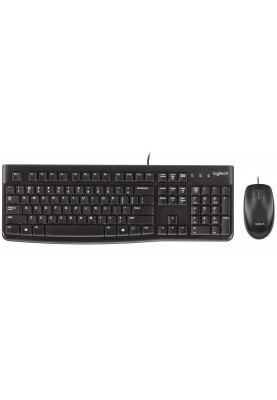 Комплект (клавіатура, мишка) Logitech MK120 Black USB (920-002562)