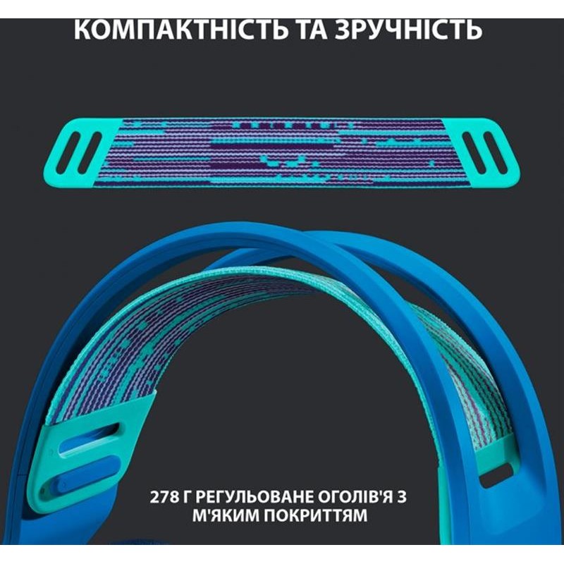 Гарнітура Logitech G733 Blue (981-000943)