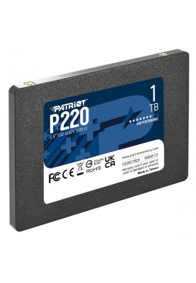 Накопичувач SSD 1TB Patriot P220 2.5" SATAIII TLC (P220S1TB25)