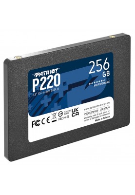 Накопичувач SSD  256GB Patriot P220 2.5" SATAIII TLC (P220S256G25)
