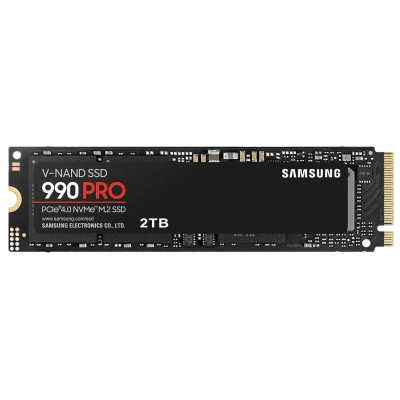 Накопичувач SSD  2ТB Samsung 990 PRO M.2 2280 PCIe 4.0 x4 NVMe V-NAND MLC (MZ-V9P2T0BW)