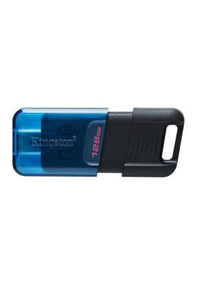 Флеш-накопичувач USB3.2 128GB Type-C Kingston DataTraveler 80 M Blue/Black (DT80M/128GB)