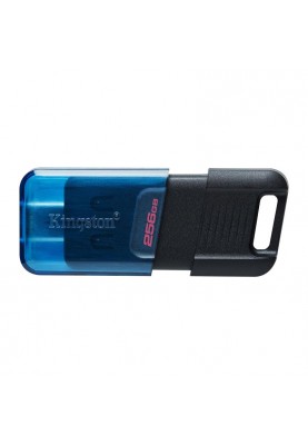 Флеш-накопичувач USB3.2 256GB Type-C Kingston DataTraveler 80 M Blue/Black (DT80M/256GB)