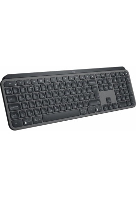 Клавіатура бездротова Logitech MX Keys Advanced Wireless Illuminated UA Graphite (920-009415)