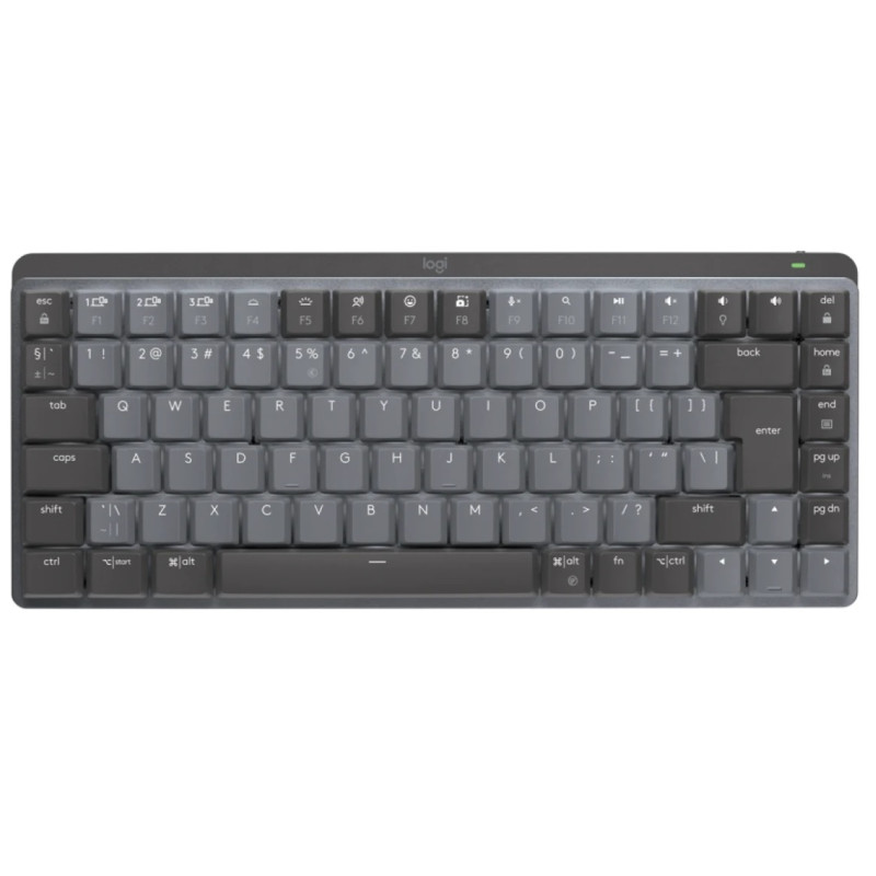 Клавіатура бездротова Logitech MX Mechanical Mini Minimalist Graphite (920-010780)